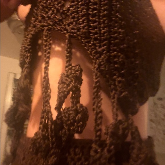 Christopher Esber chocolate brown KNIT SET - (NWT’s) stunning !Top S/M, skirt M - Picture 6 of 12